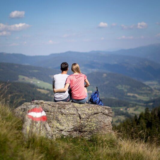 Ausblick vom Greim – Panorama über Murau & Lachtal
