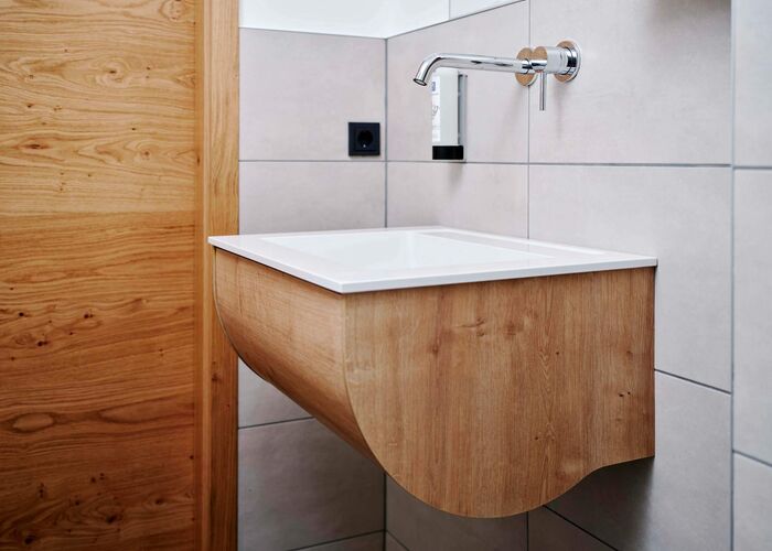 Badezimmer   Bergresort Berwanger Hof