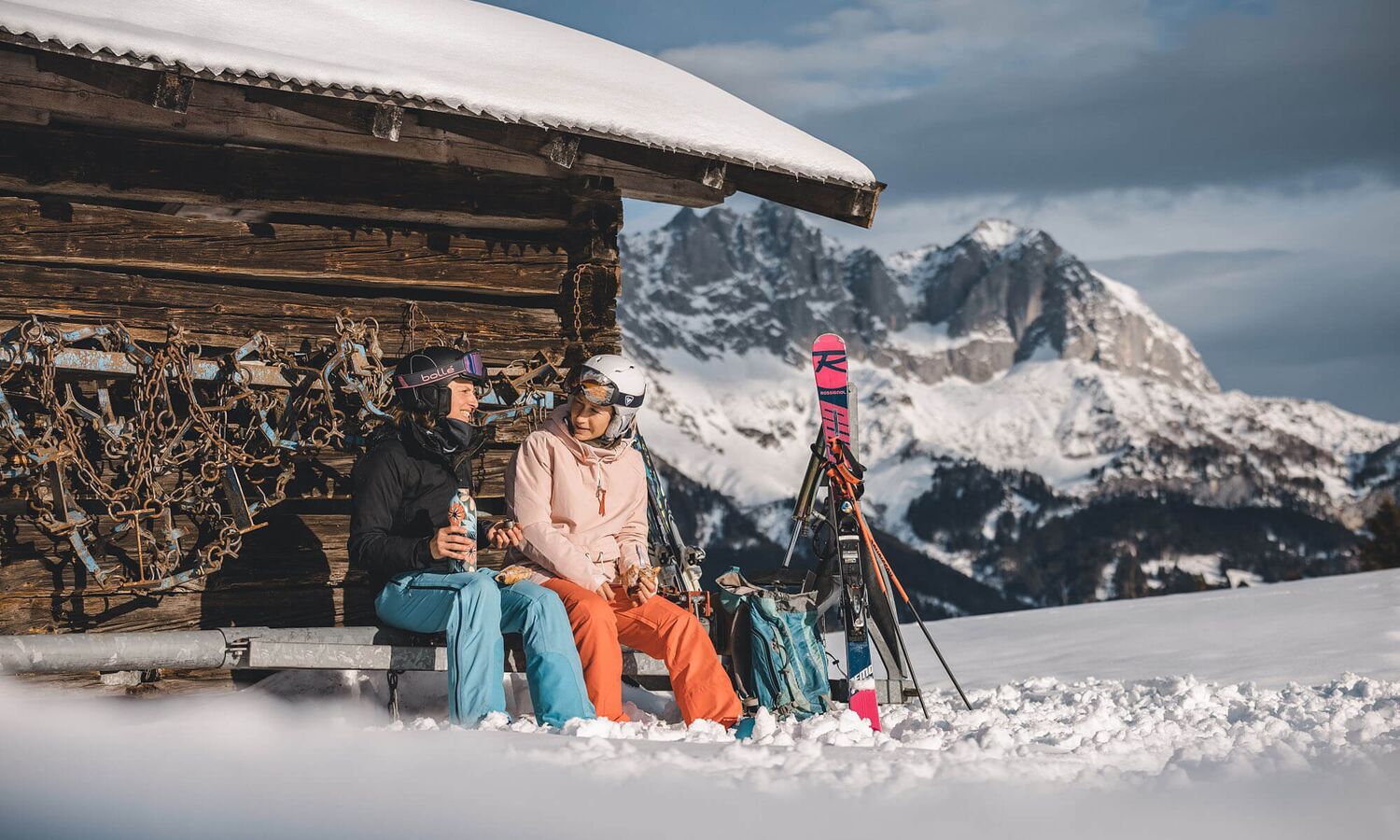 Skifahren am Wilden Kaiser © Mathaeus Gartner