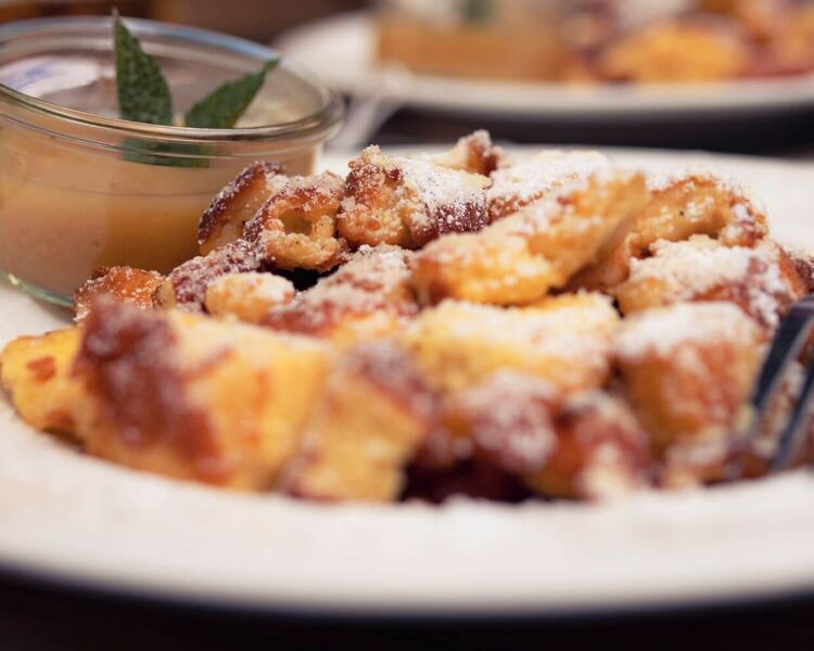 A popular classic at the hut: Kaiserschmarrn