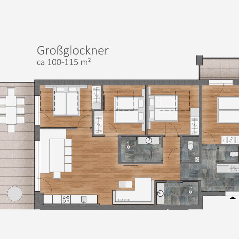 Z grundriss grossglockner