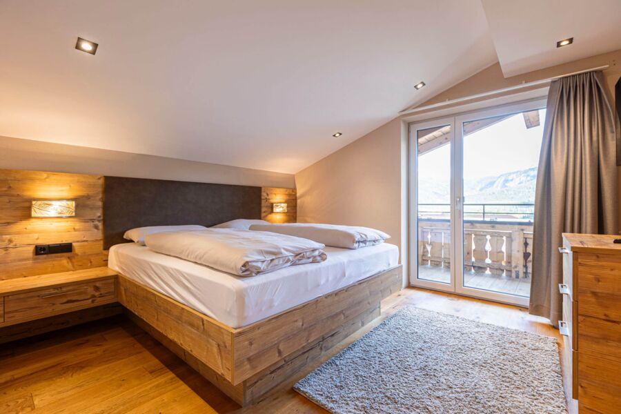 Slaapkamer   Zugspitz Suites Lermoos