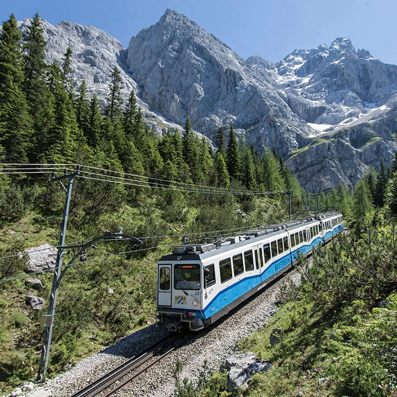 Zugspitz rack railway (c) Bayerischen Zugspitzbahn Bergbahn AG, Matthias Fend