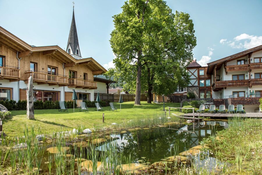 Dorfresort Reith near Kitzbühel in summer   apartments