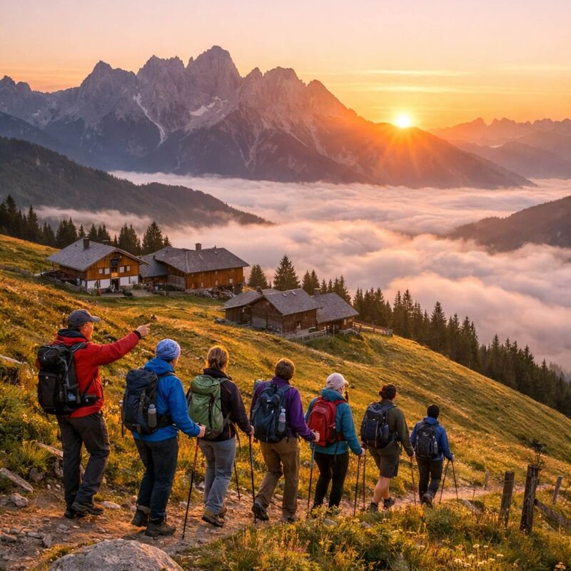 Sonnenaufgangswanderung © ALPS RESORTS