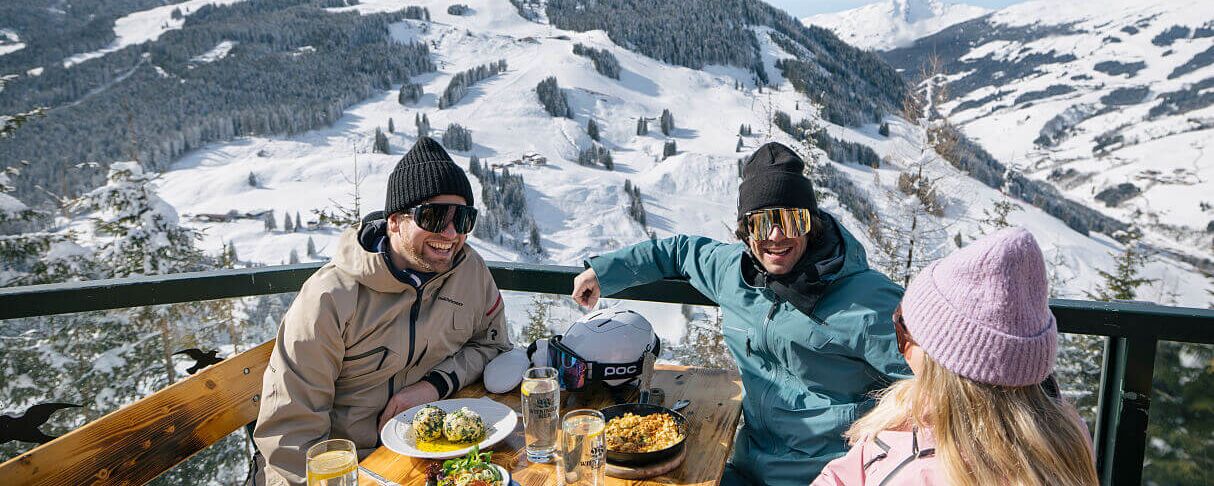 Lunch in Saalbach Hinterglemm at the Ski Hut