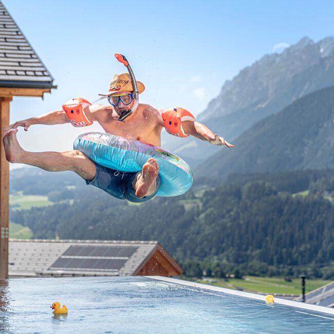 Chalet with private pool: Bergresort Hauser Kaibling