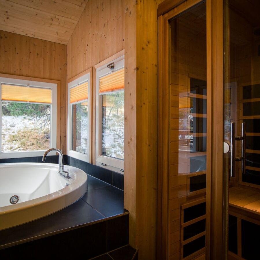 F wellness chalet sauna turrach