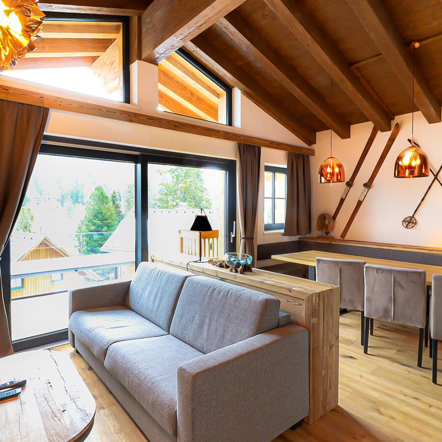 B wohnzimmer turrach lodges steiermark