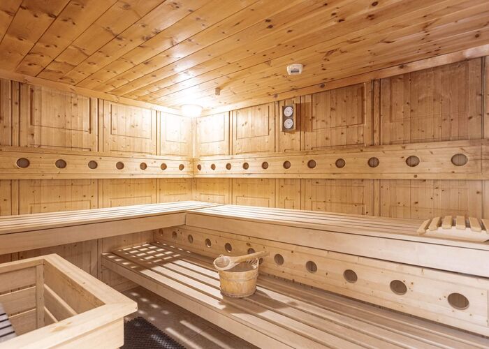 Finnish sauna in a holiday resort