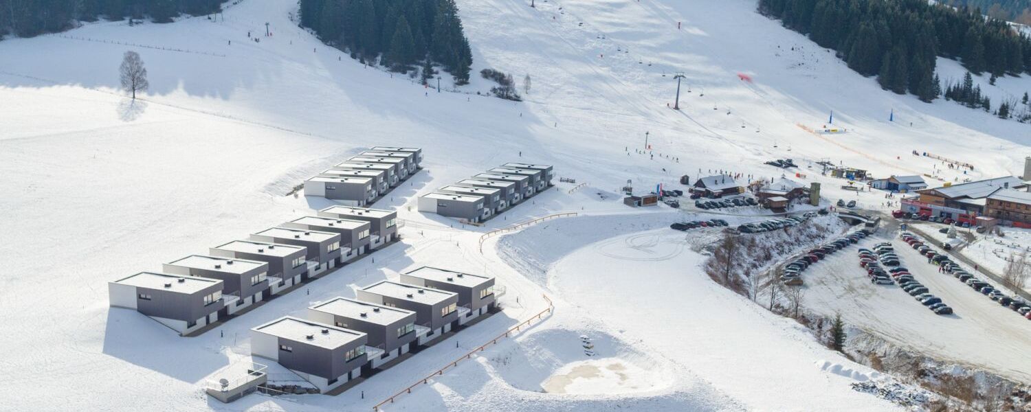 I aussenansicht chalets ferienhaeuser lambrecht