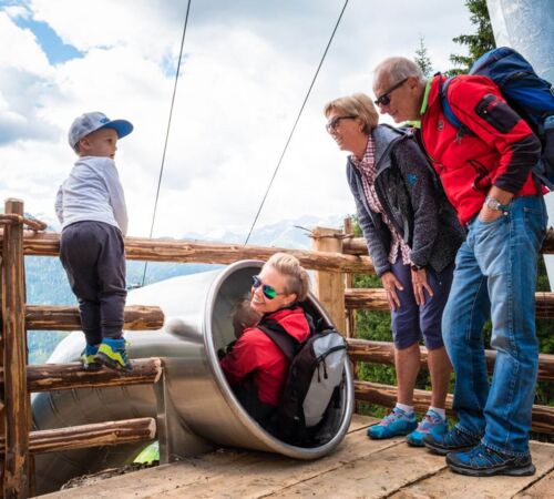 Der Rutschenweg am Wildkogel bietet ein Rutschenerlebnis für alle Altersklassen.