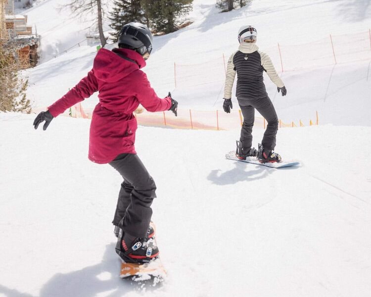 Early Morning Erlebnis mit dem Snowboard