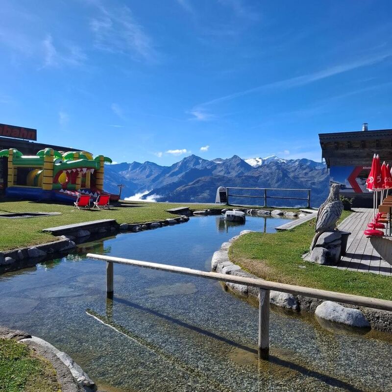 Kneippanlage an der Bergstation der Panoramabahn