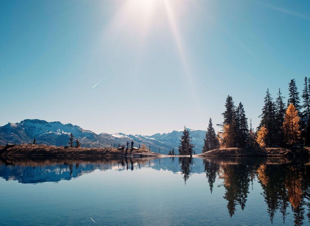 Mountain lake in Rauris