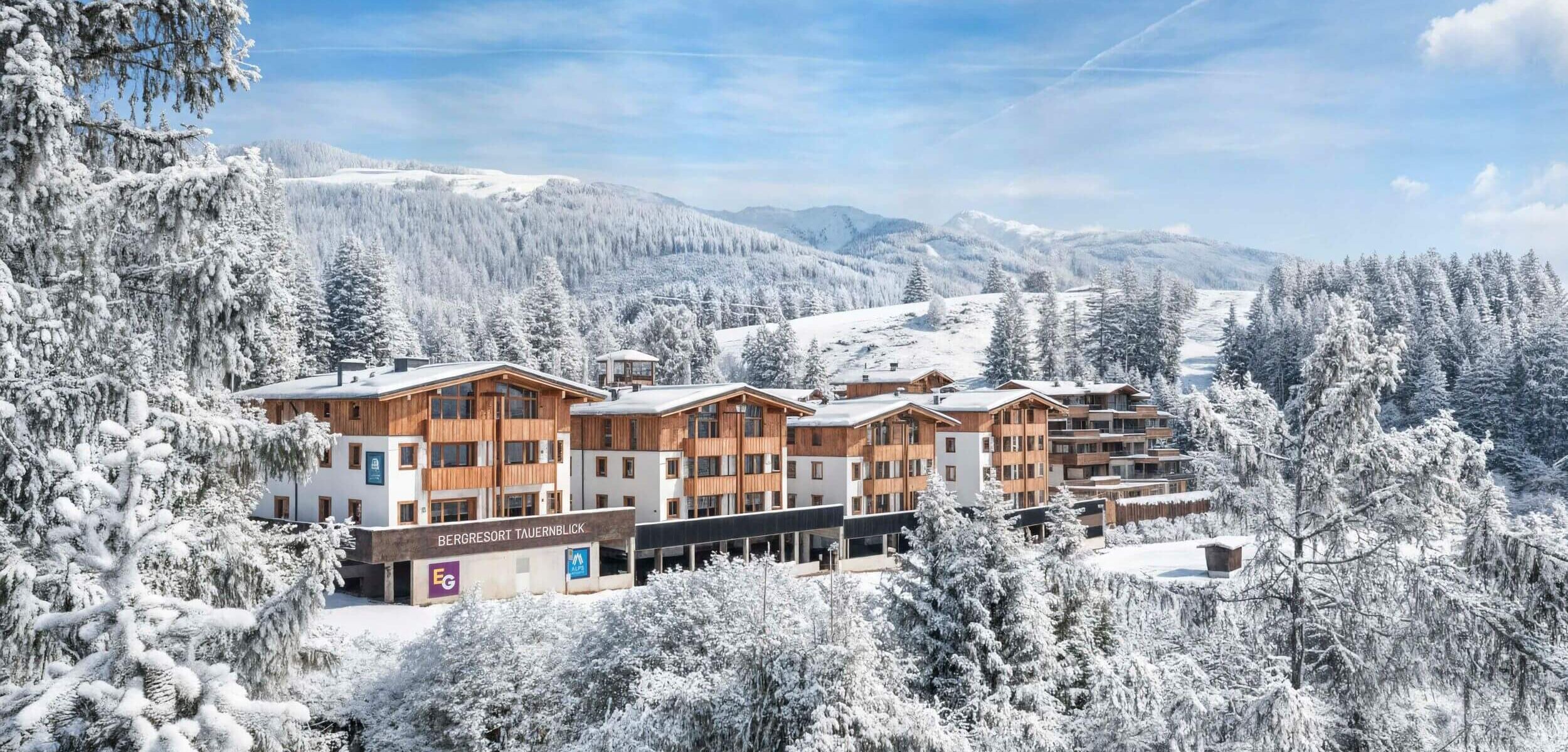 Ferienwohnungen nähe Mittersill inmitten der verschneiden Landschaft