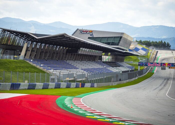 Red Bull Ring met uitzicht op het racecircuit