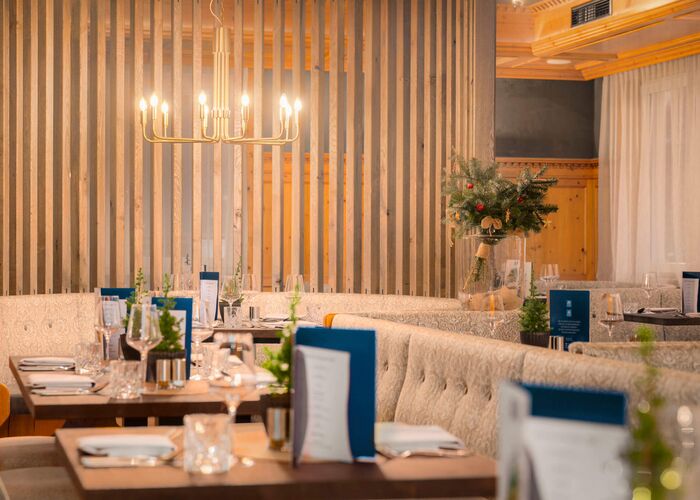 A set table at Carpe Solem Kaprun