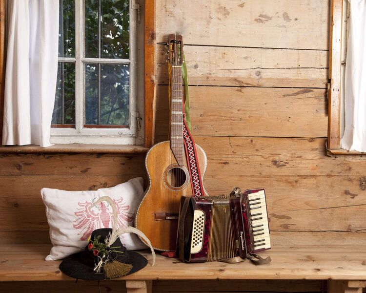 Traditional musical instruments from the Zillertal.