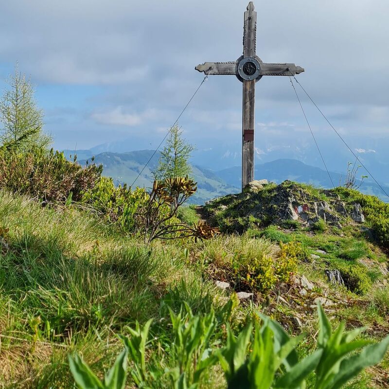 Summit cross on the Bike & Hike Spiessnägel tour