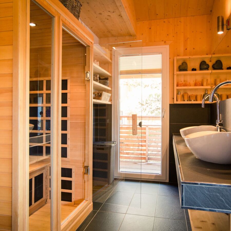 F sauna modernes bad