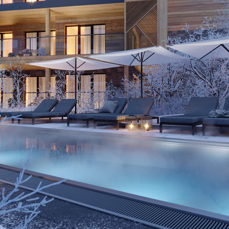 Ferienwohnung Saalbach - Pool