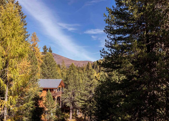 Ferienhaus im Zirbenwald im Herbst, Turracher Höhe