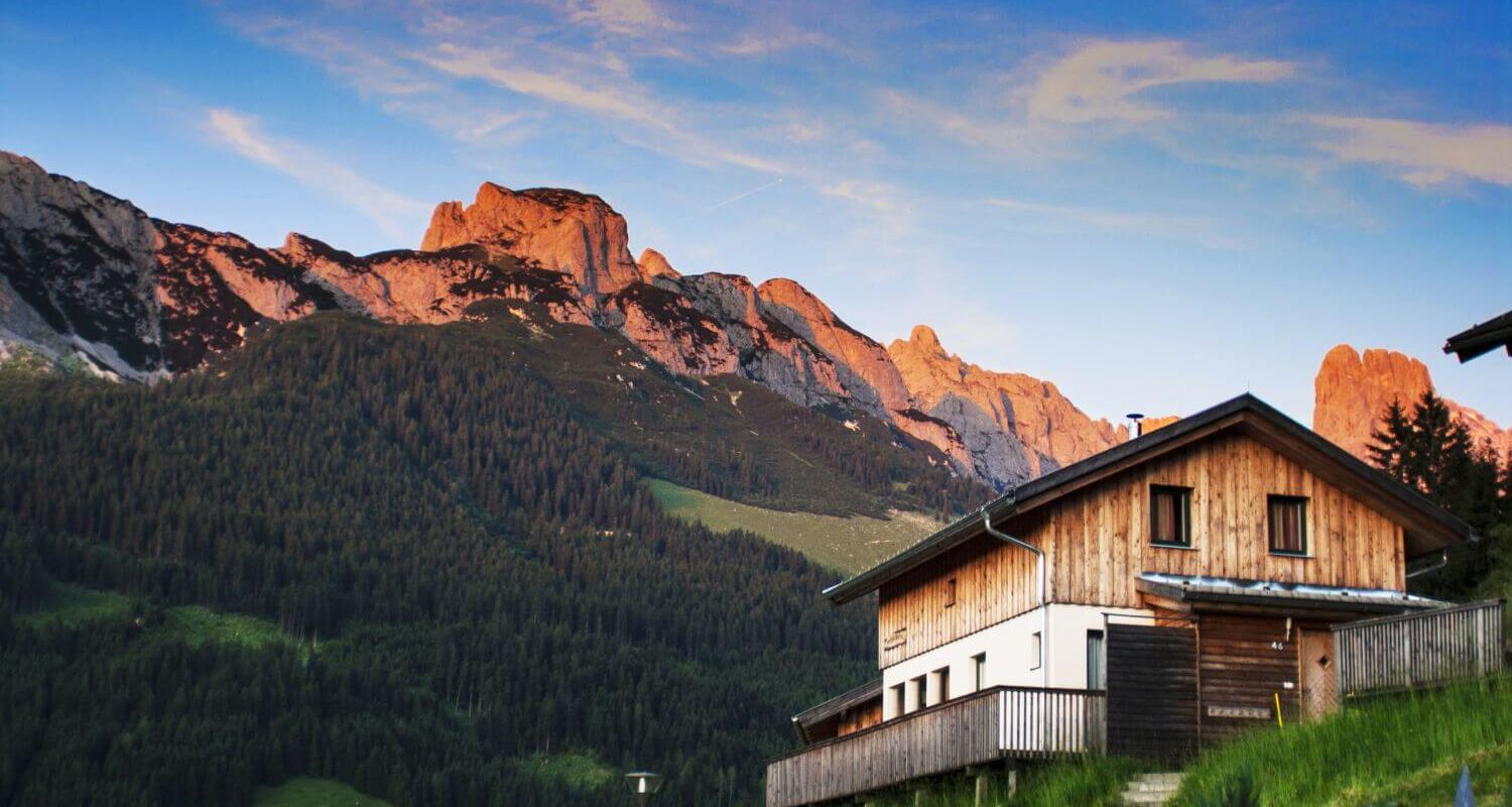Gemütliches Ferienhaus in Annaberg mit Blick auf den Gosaukamm