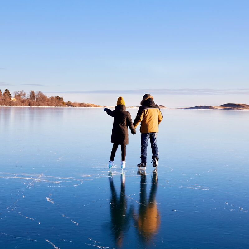 Schaatst op een Meer – © iStock