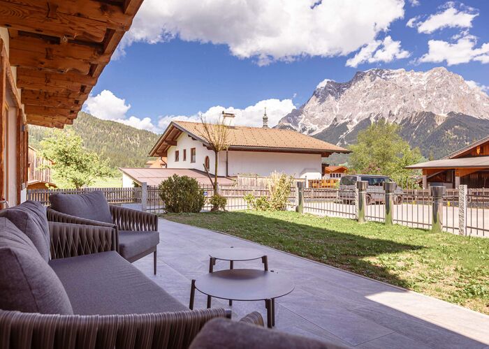 Terras   Zugspitz Suites Lermoos