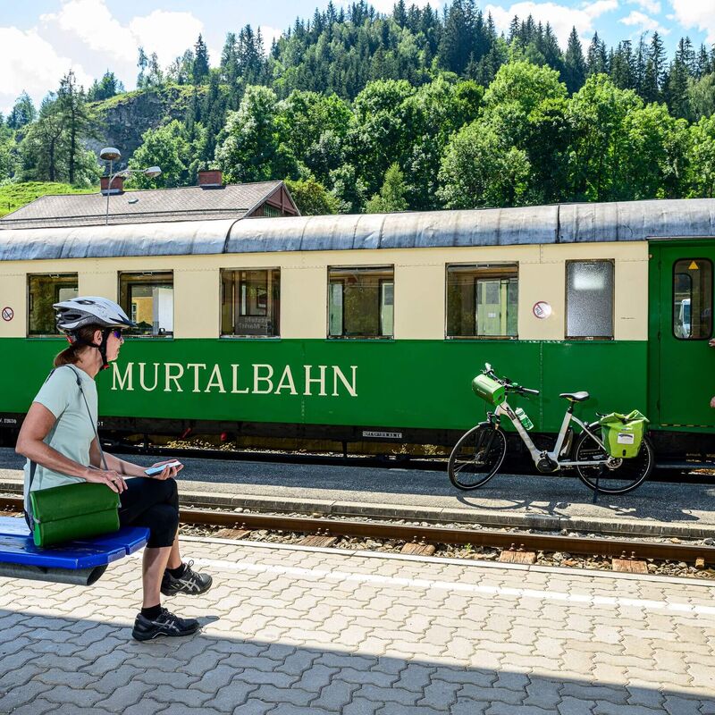 Murtalbahn mit Bike Transport