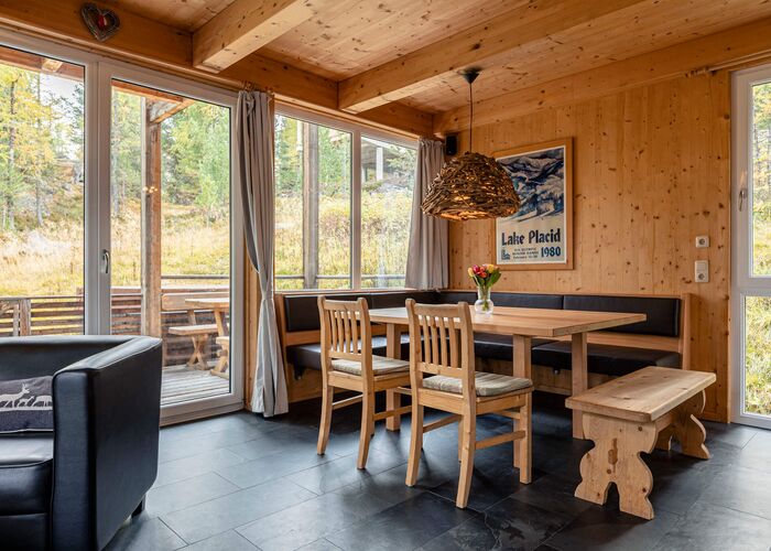 Essbereich Chalet Zirbenwald I   Alpenpark Turracher Höhe