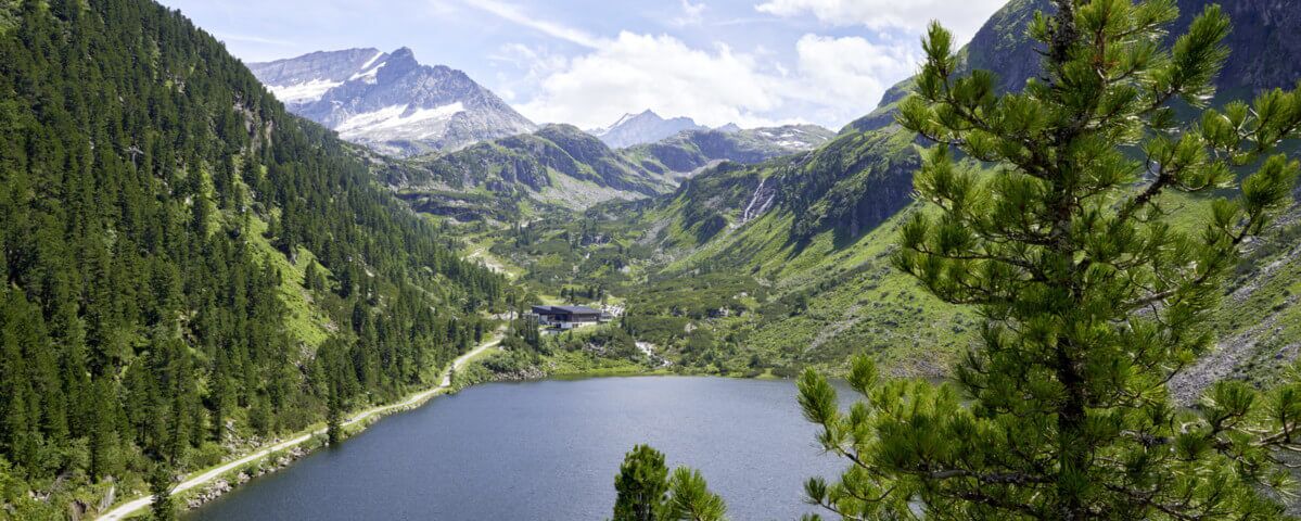 View of the Weißsee Glacier World, Uttendorf