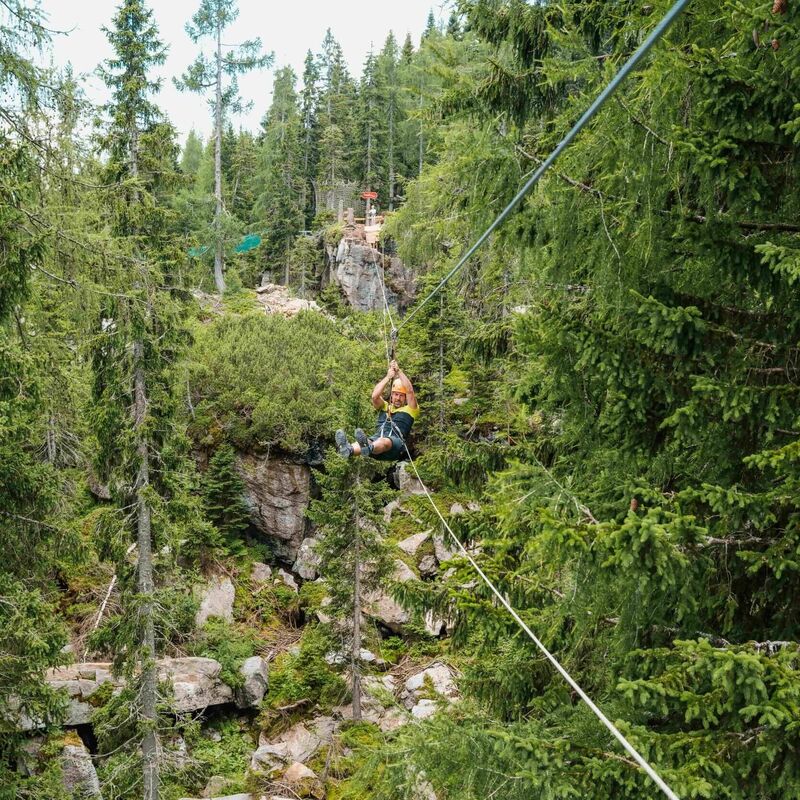 Flying Fox am Nassfeld Erlebnisberg – Nervenkitzel in Kärnten © Martin Hofmann / Nassfeld