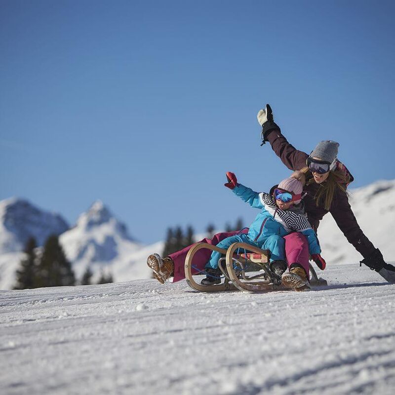 Tobogganing in Saalbach © Daniel Roos