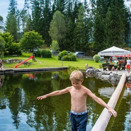 Waldbad Lungoetz in Tennengau am Annaberg