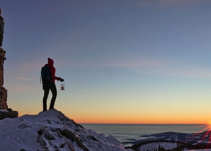 Zonsopgang op de Woelkerkogel