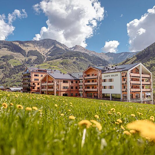 Ferienwohnung mit der Zugspitze im Hintergrund