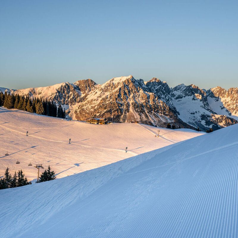 Hochsöll Wilder Kaiser in de winter © Christopf Reiter