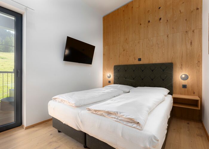 Schlafzimmer Bergresort Berwanger Hof