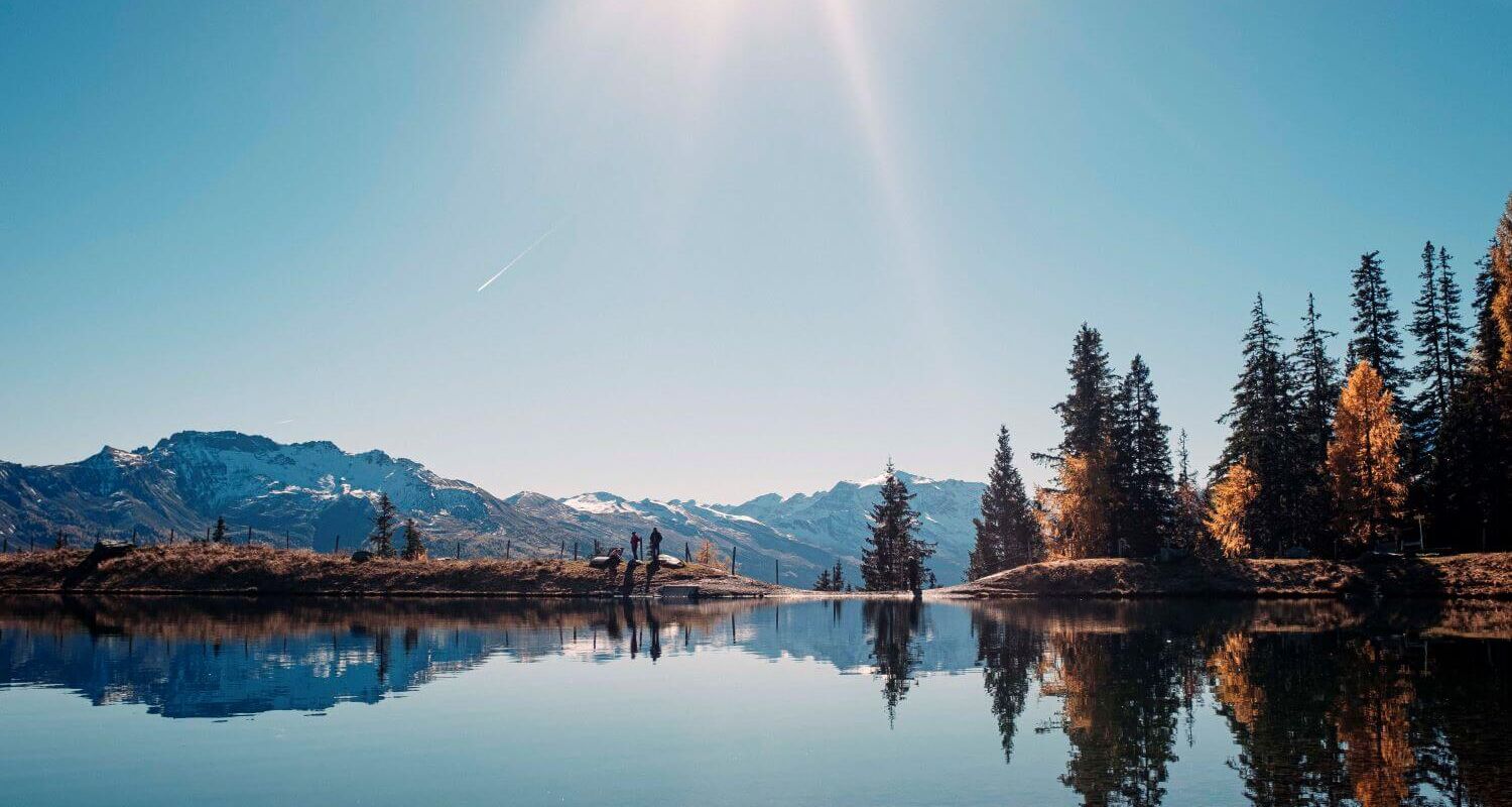 Mountain lake in Rauris