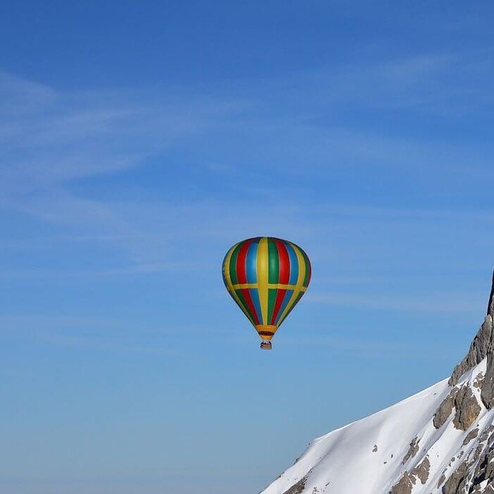 Heißluftballon fahrt Filzmoos © Filzmoos Tourismus