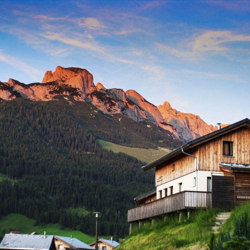 Gemütliches Ferienhaus in Annaberg mit Blick auf den Gosaukamm