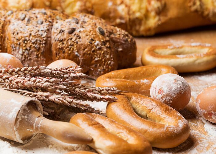 delicious bread bagels eggs table c freepik com racool studio y063q2egyw7eaez