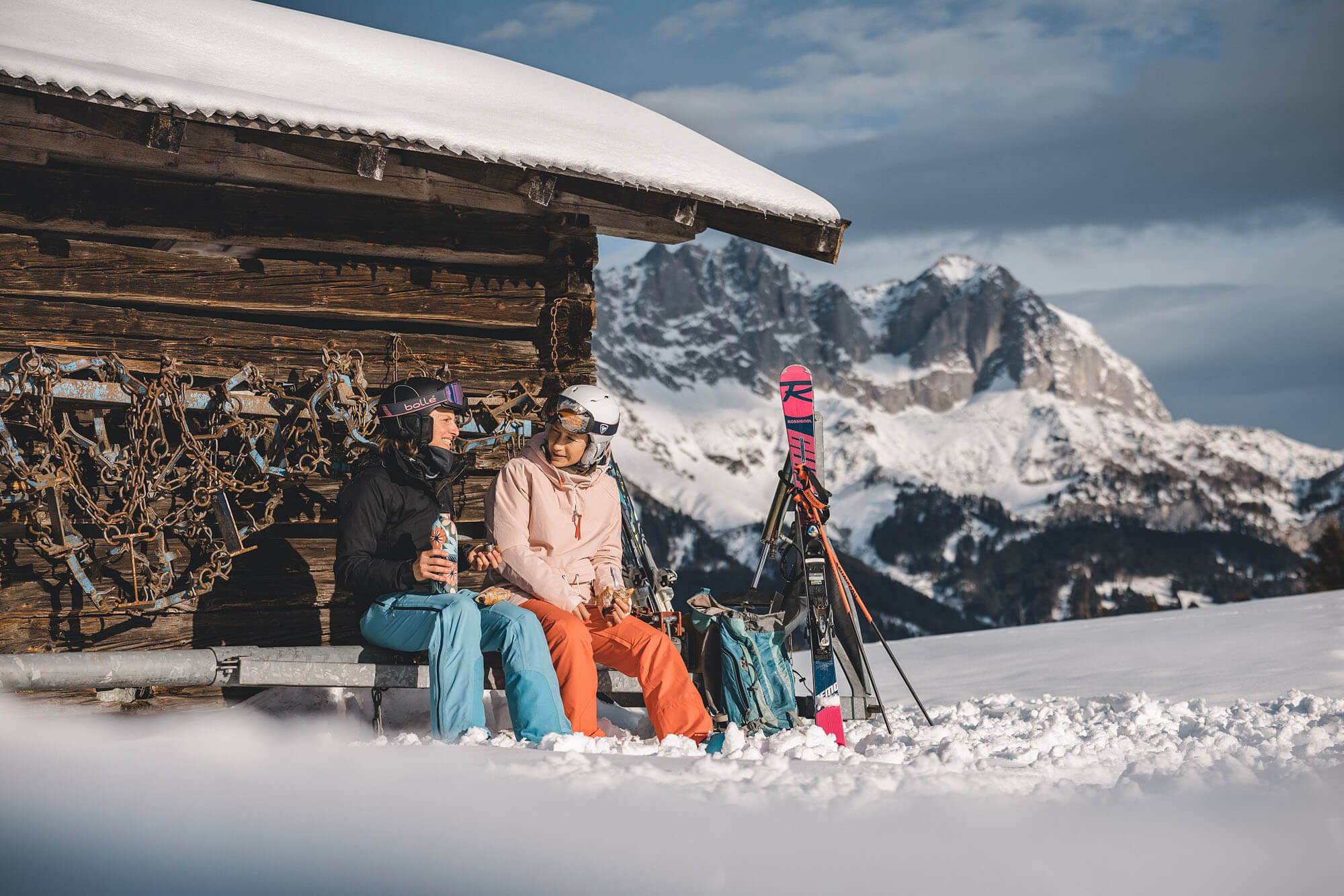 Skifahren am Wilden Kaiser © Mathaeus Gartner