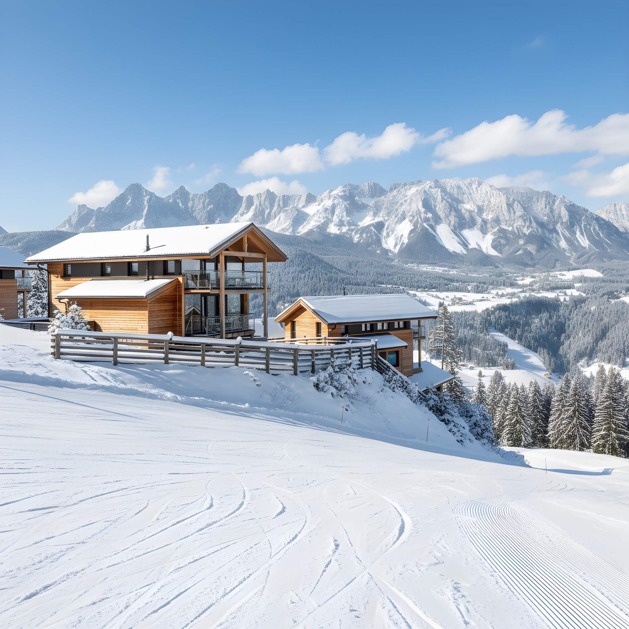 Ferienhaus an der Piste in Schladming-Dachstein: Alpenchalets Reiteralm