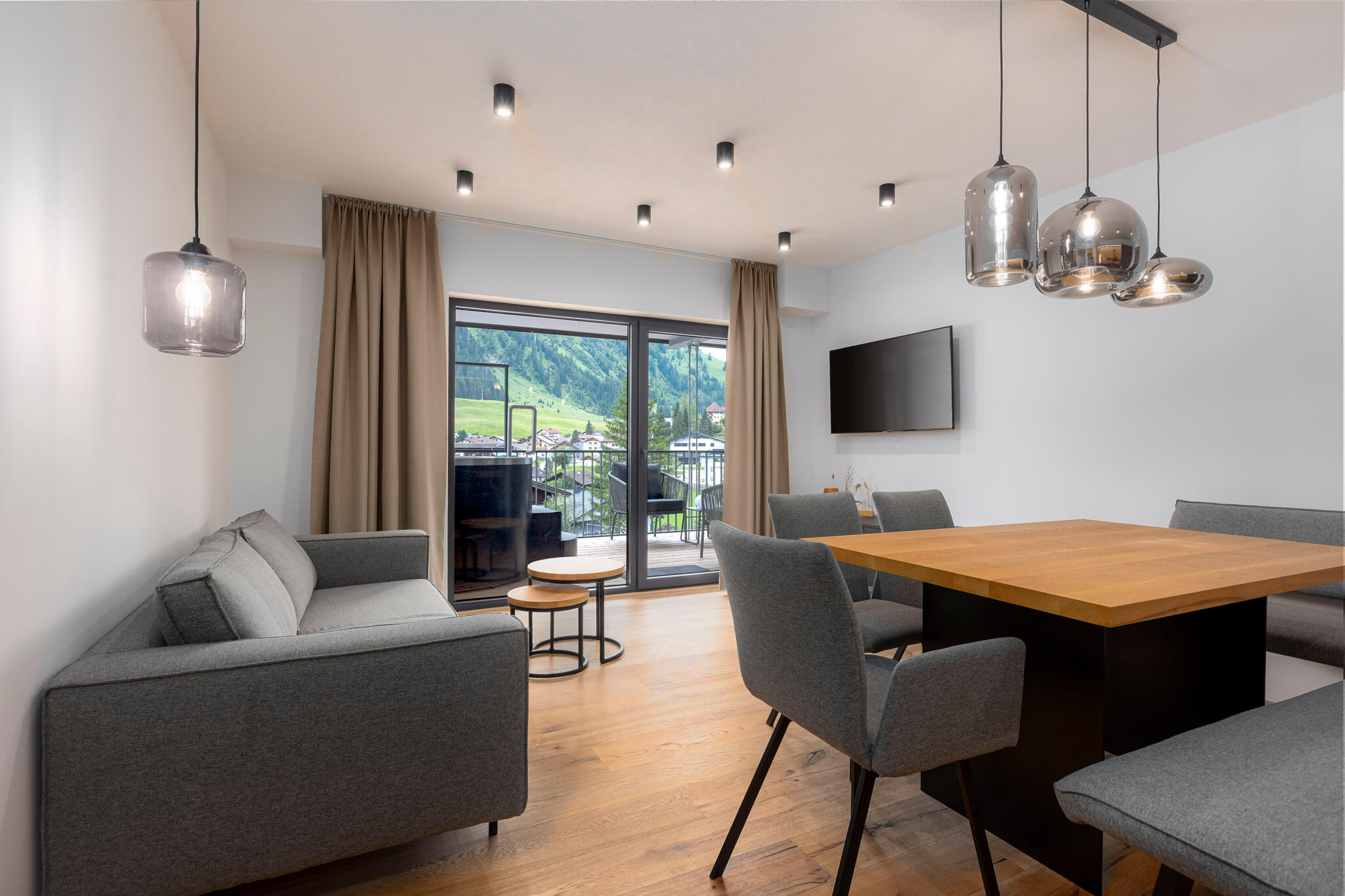 Living room Bergresort Berwanger Hof