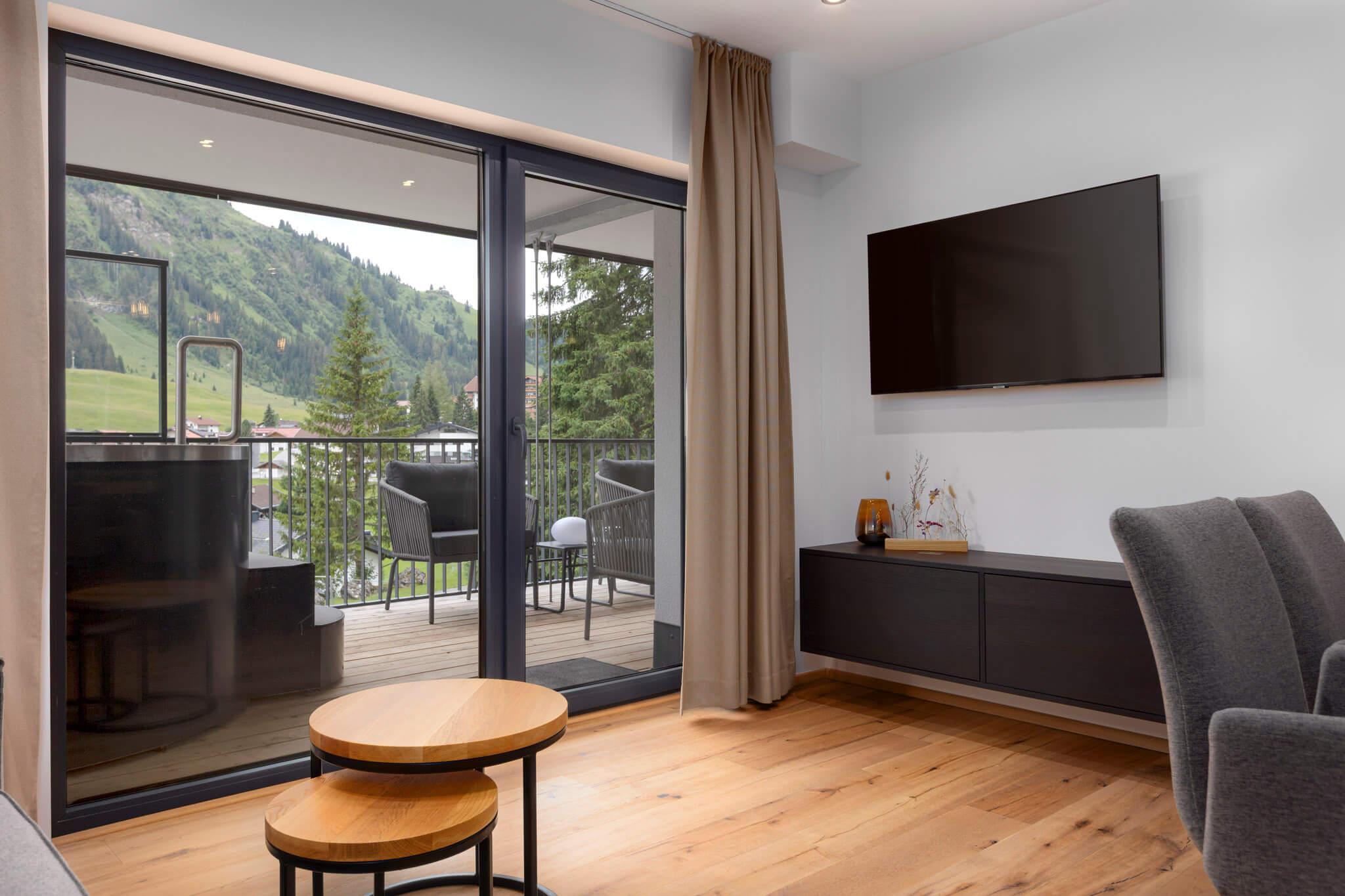 Living room Bergresort Berwanger Hof