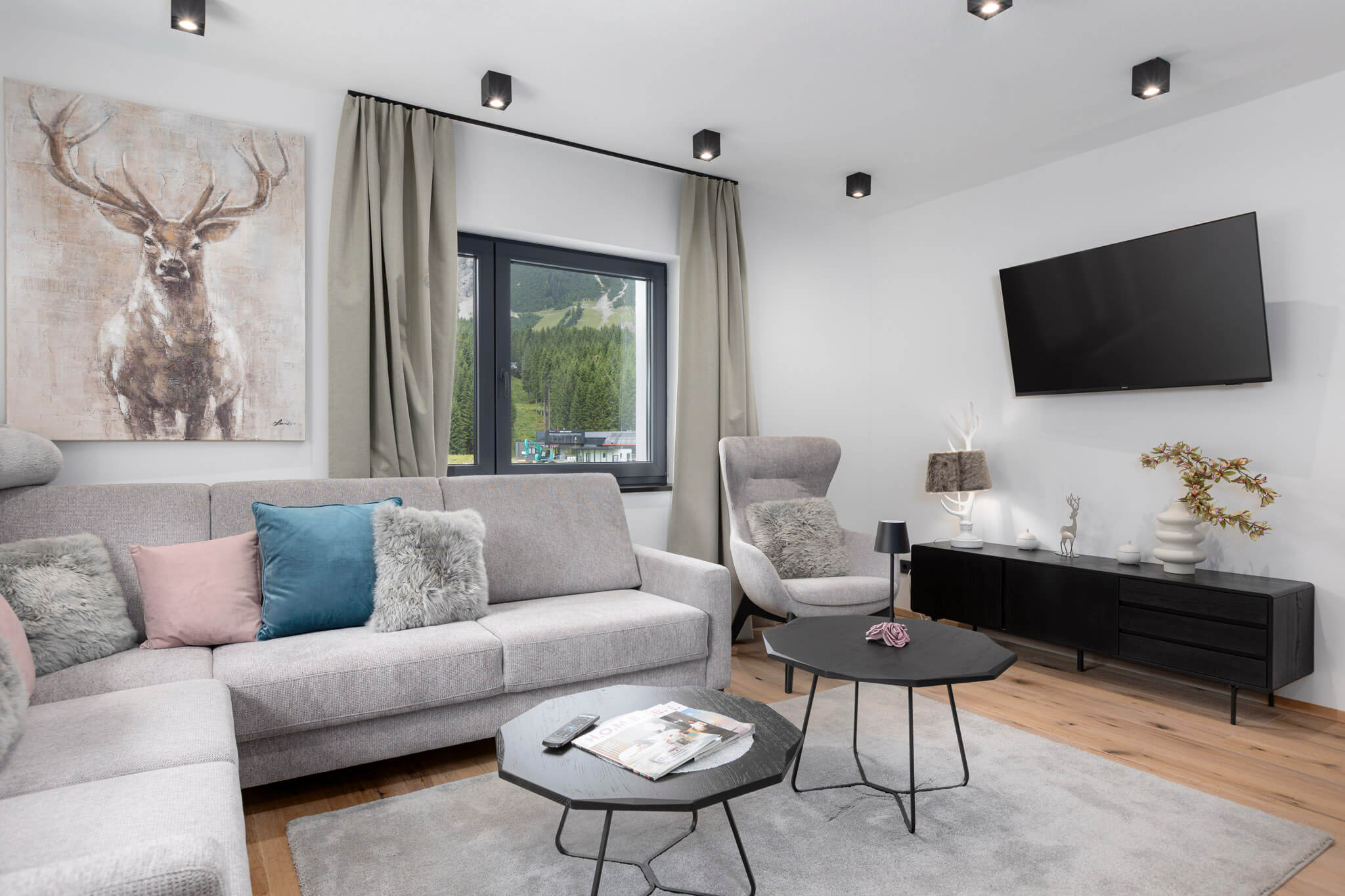 Living room Bergresort Berwanger Hof