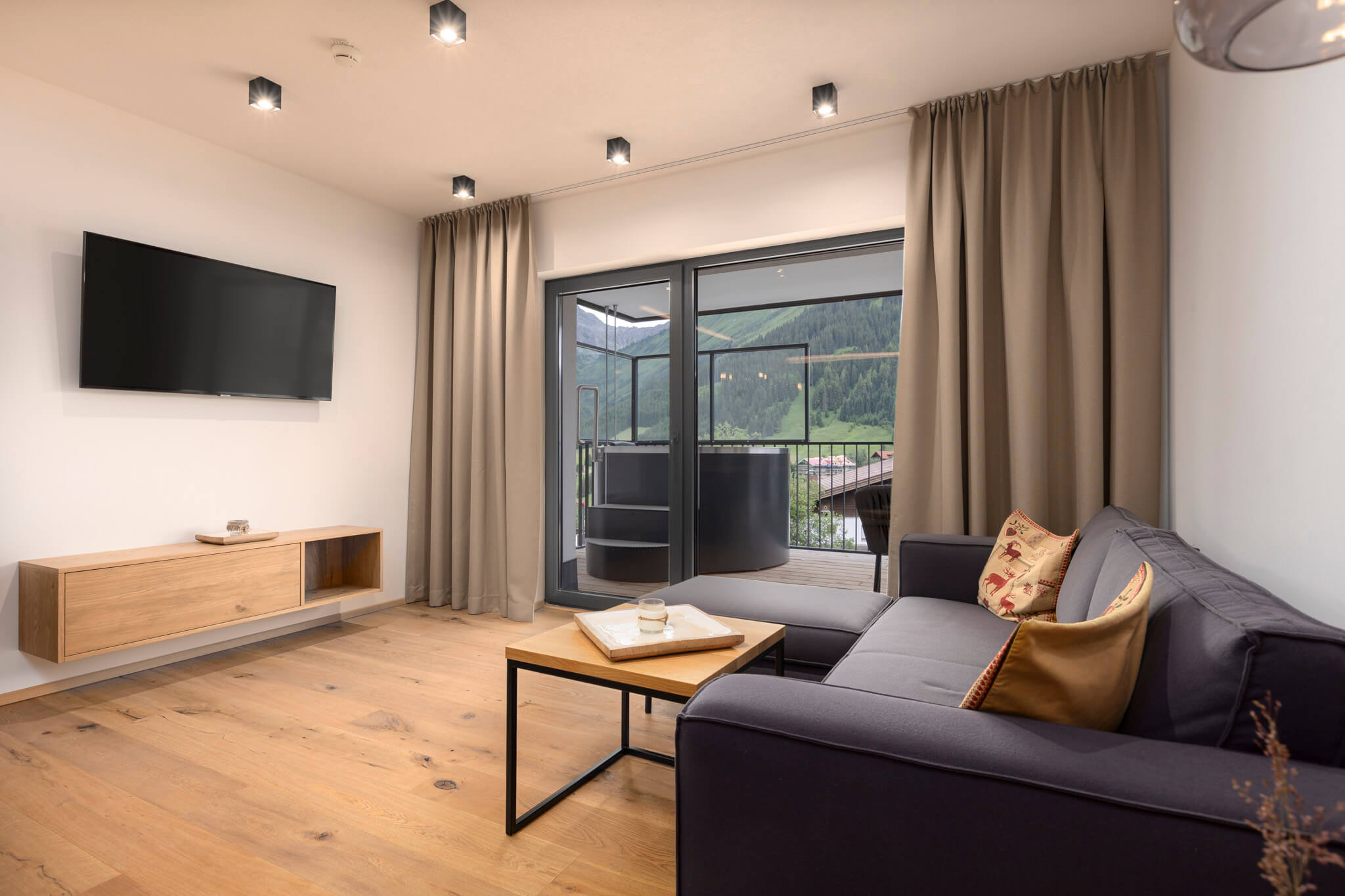 Living room Bergresort Berwanger Hof